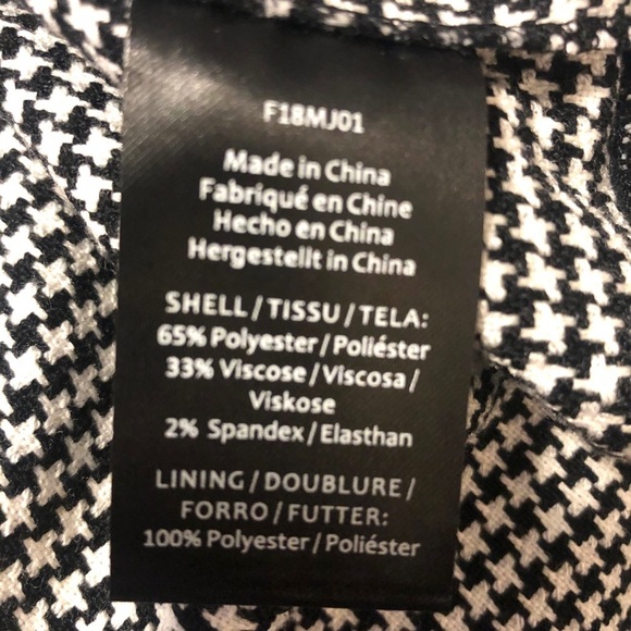 RACHEL Zoe Houndstooth Blazer - Picture 9 of 10